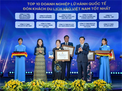 F5 Việt Nam được vinh danh Doanh nghiệp lữ hành quốc tế đón khách du lịch vào Việt Nam tốt nhất